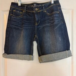 Simply Vera Vera Wang Women's Dark Blue Jean Shorts
